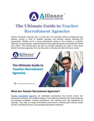 The Ultimate Guide to Teacher Recruitment Agencies