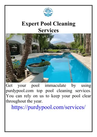 Expert Pool Cleaning Services