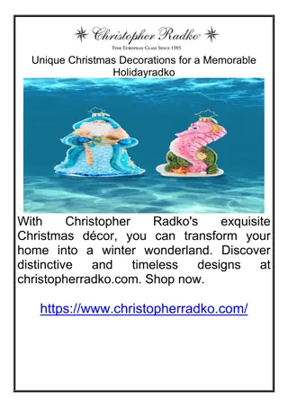 Unique Christmas Decorations for a Memorable Holidayradko