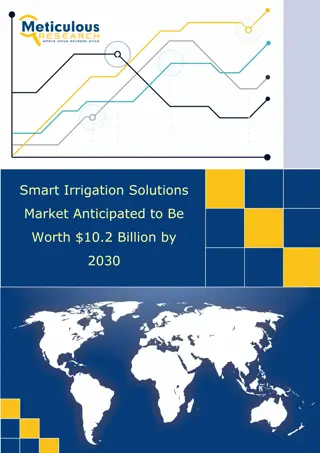 Smart Irrigation Solutions Market Anticipated to Be Worth $10.2 Billion by 2030