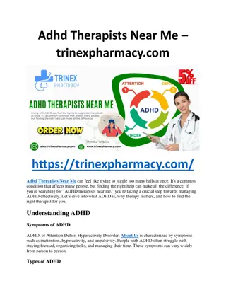 Adhd Therapists Near Me - trinexpharmacy.com