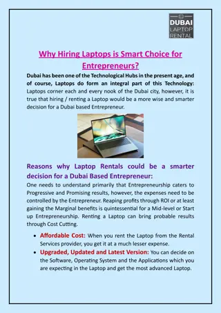 Why Hiring Laptops is Smart Choice for Entrepreneurs?