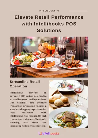 Elevate Retail Performance with Intellibooks POS Solutions