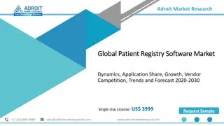 Patient Registry Software Market Size, Scope & Analysis to 2020-2030