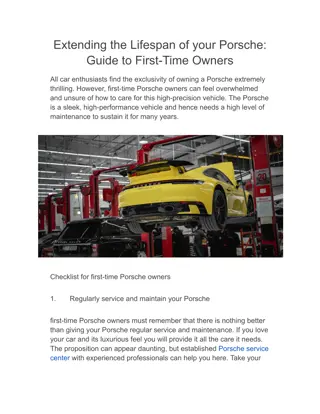 Extending the Lifespan of your Porsche_ Guide to First-Time Owners