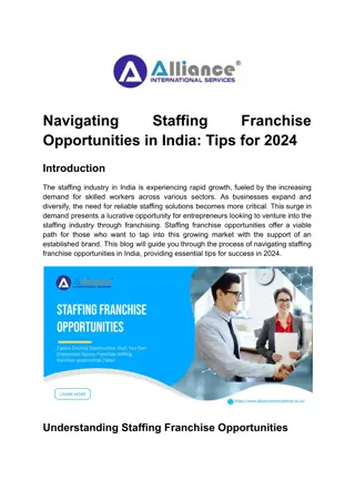 Navigating Staffing Franchise Opportunities in India_ Tips for 2024