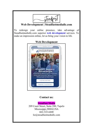 Web Development | Steadfastmediallc.com