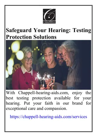Safeguard Your Hearing Testing Protection Solutions