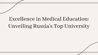 Choosing the Top Medical University in Russia: Your Complete Guide