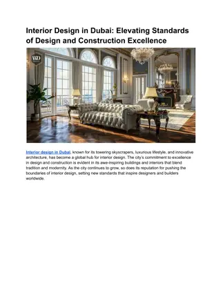 Interior Design in Dubai_ Elevating Standards of Design and Construction Excellence