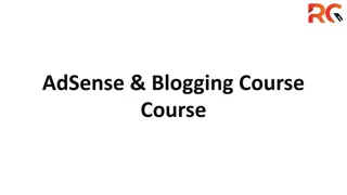 AdSense & Blogging Course in Hyderabad