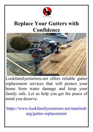 Replace Your Gutters with Confidence