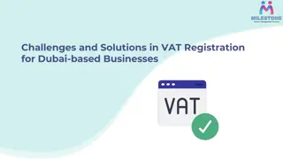 Challenges and Solutions in VAT Registration for Dubai-based Businesses