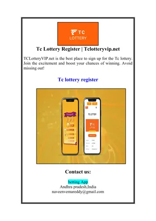 Tc Lottery Register | Tclotteryvip.net