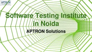 Software Testing Institute in Noida