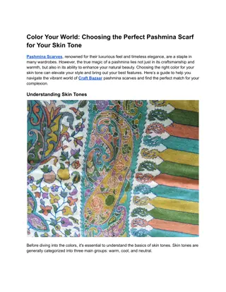 Color Your World_ Choosing the Perfect Pashmina Scarf for Your Skin Tone
