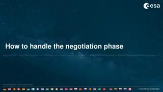 Effective Strategies for Negotiation Success in ESA Proposals