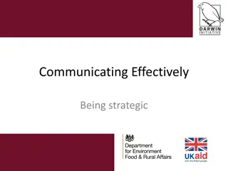 1. **Strategic Communication Essentials**
2. Crafting an effective communication strategy involves understanding the reasons for communication, the importance of strategy, key elements to consider, and how to influence change. Each project requires a
