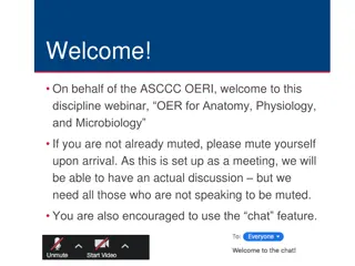 ASCCC OERI Webinar on OER for Anatomy, Physiology, and Microbiology