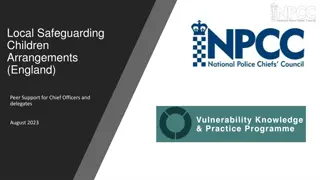 Facilitation Support for Senior Police Leaders in Protecting Vulnerable Individuals