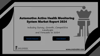 Automotive Active Health Monitoring Systems Market