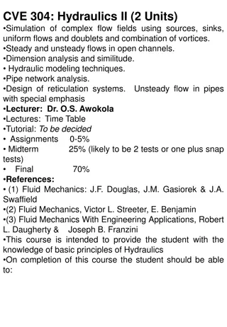 Understanding Hydraulics II: Simulation and Analysis in Open Channels
