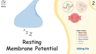 Resting Membrane Potential and Excitability in Cells