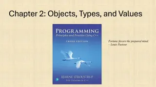 Objects, Types, and Values in Programming