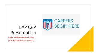 TEAP Program Overview and Confidentiality in Job Corps
