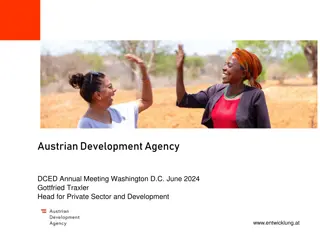 Austrian Development Agency DCED Annual Meeting 2024