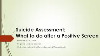 Post-Positive Suicide Screen Protocol & Crisis Services Overview