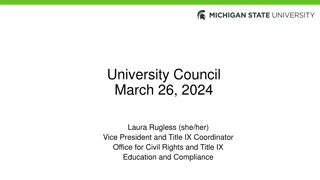 Enhancing Civil Rights Compliance and Support at MSU: Key Initiatives and Strategic Priorities