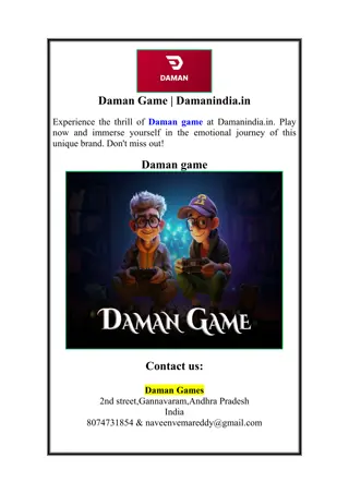 Daman Game | Damanindia.in