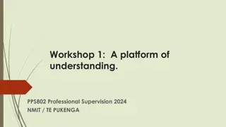 Understanding and Implementing Professional Supervision: Navigating the Landscape