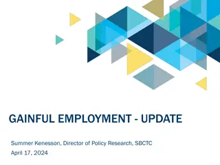 Gainful Employment Update: Recent Developments in Program Reporting and Length Changes