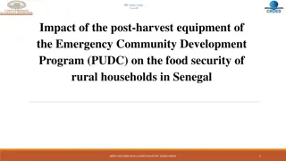 Impact of Post-Harvest Equipment in Senegal on Rural Food Security