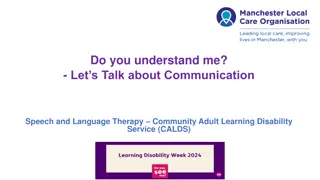 Communication Challenges in Adults with Learning Disabilities