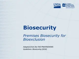 Best Practices for Premises Biosecurity in Production Facilities