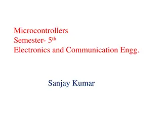 Microcontrollers in Electronics and Communication Engineering