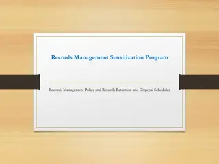 Comprehensive Records Management Guidelines for COMESA Secretariat
