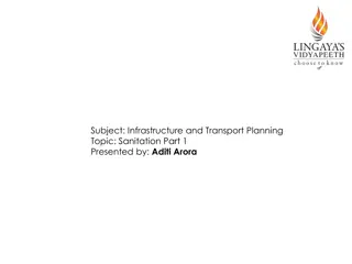 Challenges and Solutions in Urban Sanitation Infrastructure Planning