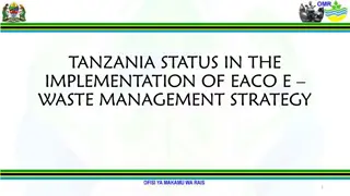 Tanzania's Progress in E-Waste Management under EACO Strategy