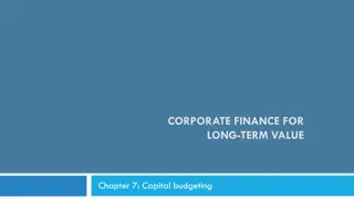 Effective Capital Budgeting Strategies for Long-Term Value Creation