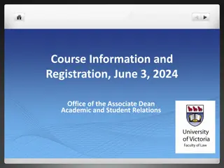 Law Course Registration and Requirements for 2024-2025 Academic Year
