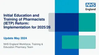 Pharmacist Training Reform for 2025/26: Key Facts and Implementation Update