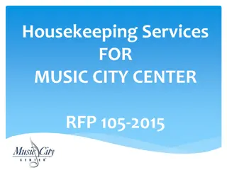 Housekeeping Services RFP Overview and Highlights