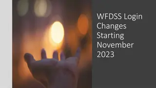 WFDSS Login Changes and New authentication Process Overview