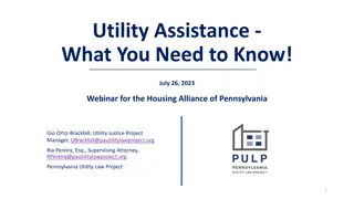 Utility Assistance and Support in Pennsylvania