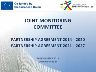 Progress Update on EU Partnership Agreements and Programme Implementation