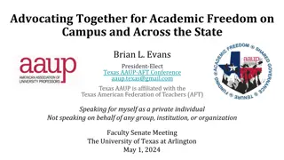 Advocating Together for Academic Freedom - Texas AAUP Conference 2024